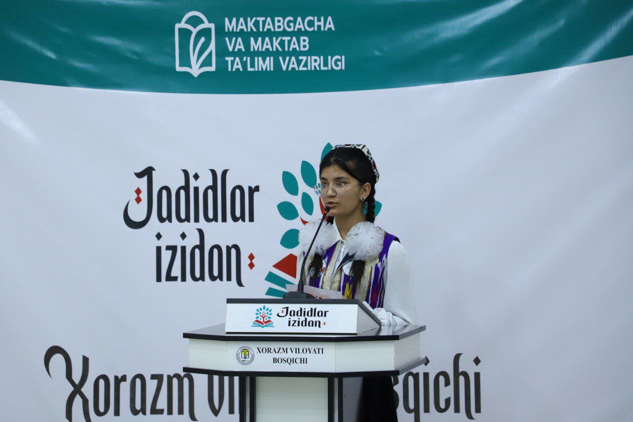 ”Jadidlar izidan" respublika tanlovining Xorazm viloyat bosqichi